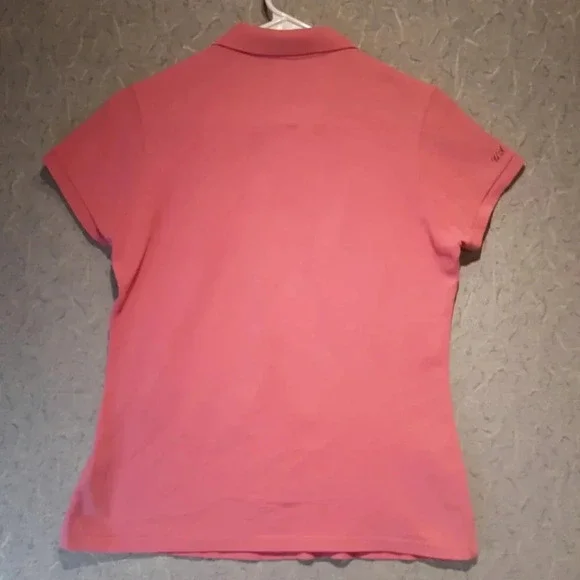 Pink US Polo Assn Golf Shirt Size Large - Picture 6 of 8